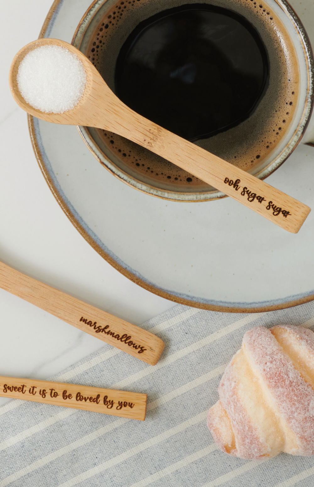 Custom Mini Wooden Spoons | Customized Engraving and Labels for Mini Spoons and Spreaders